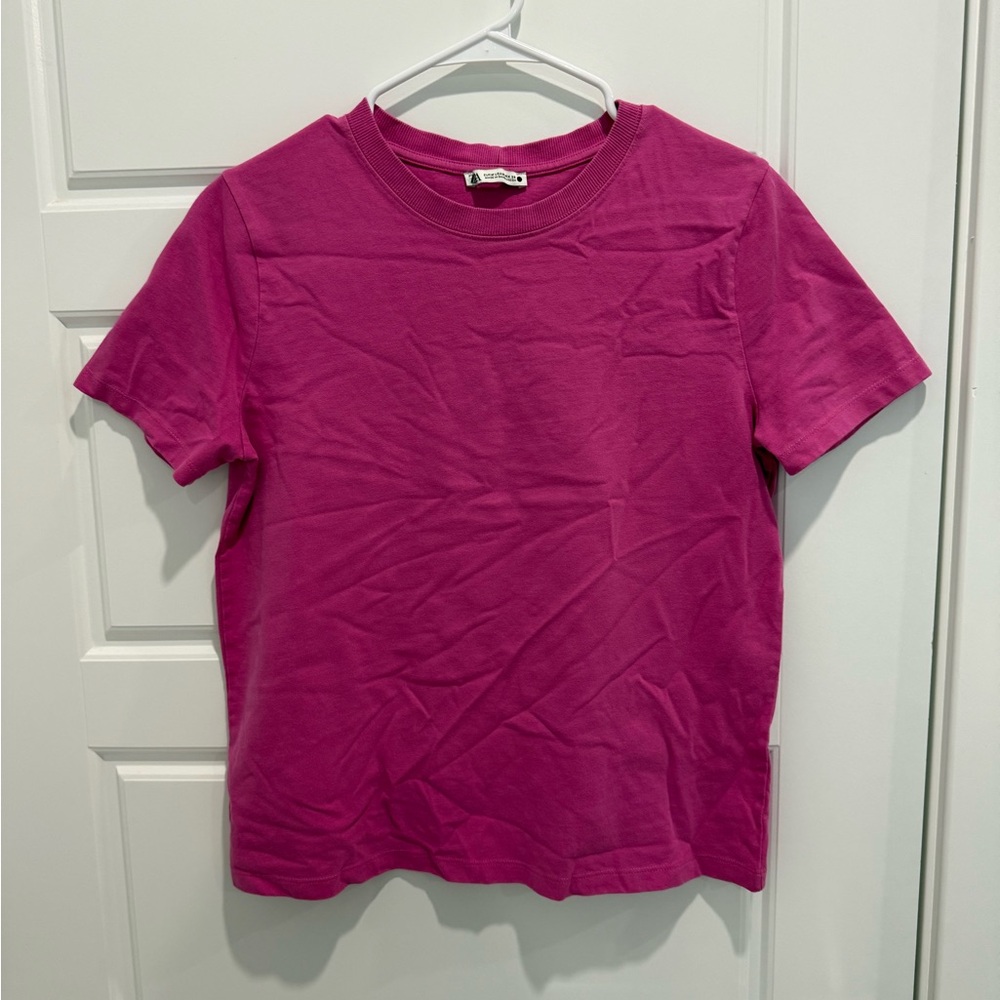 Zara Pink Short Sleeve Tee